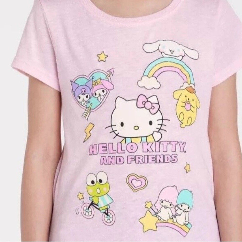 Hello Kitty & Friends Pink Kids T-Shirt